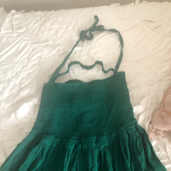 Small Green IVY Free People Extratropical Maxi Dress NWT - Picture 2 of 6